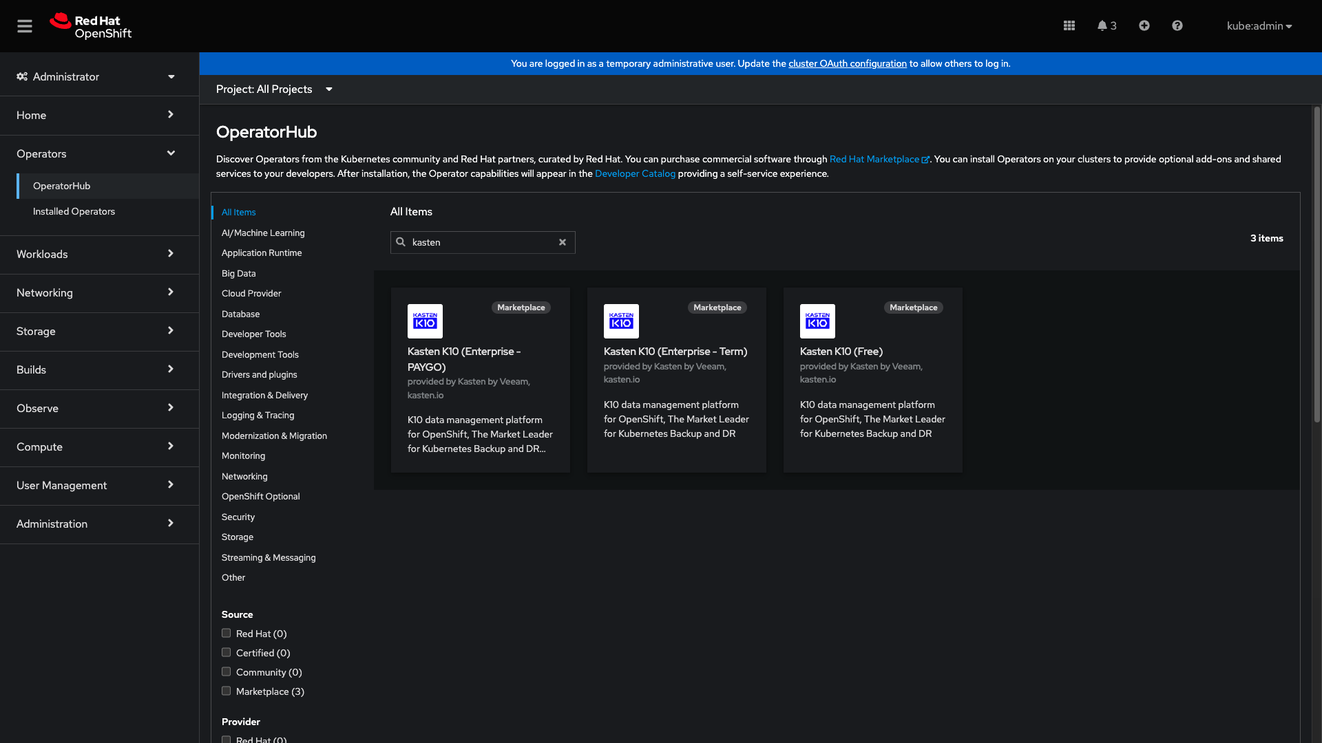 Red Hat Openshift on AWS Interactive Demo