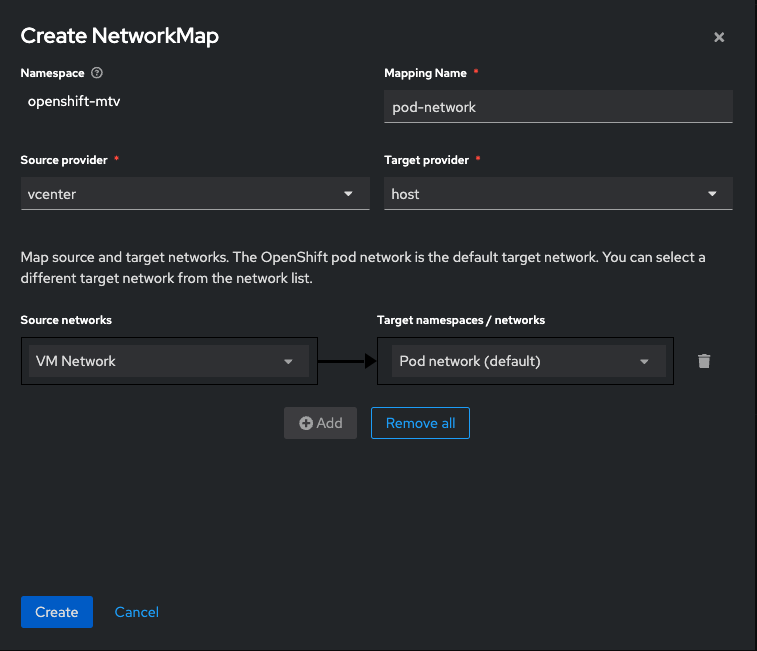 Create NetworkMap