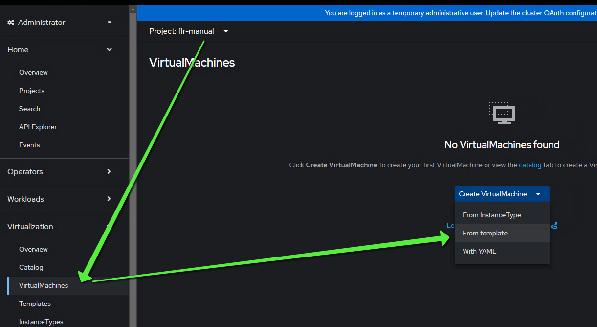 Create a vm