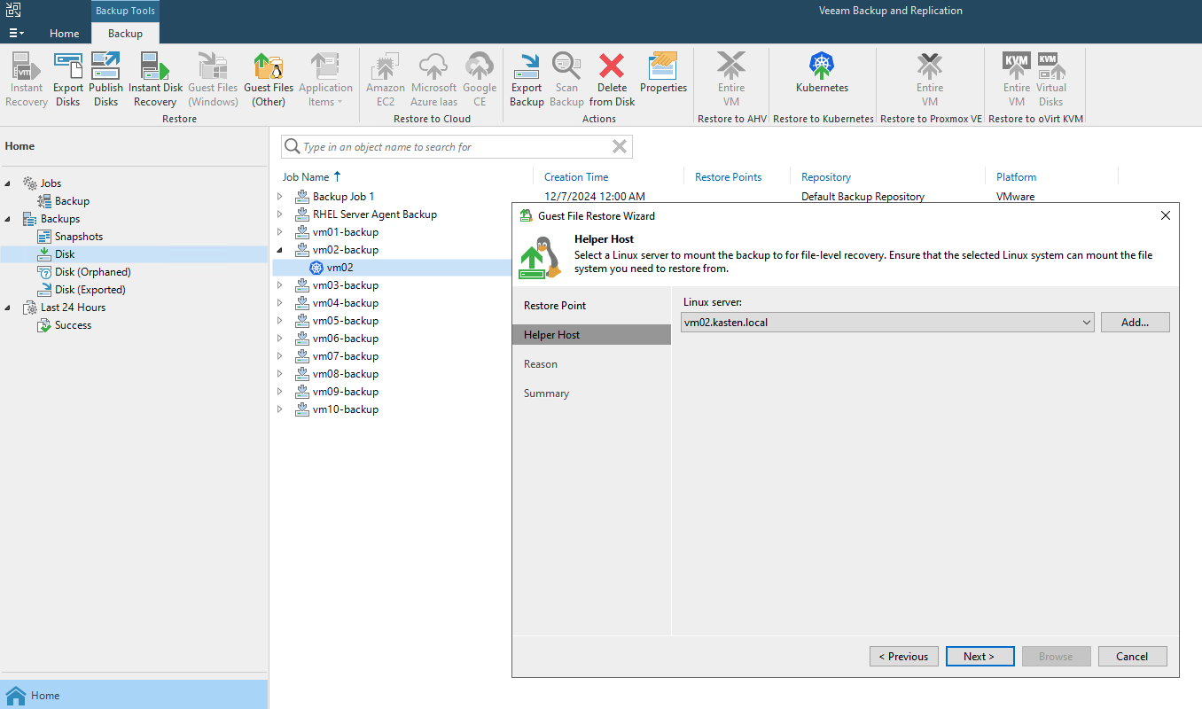VBR Helper Host