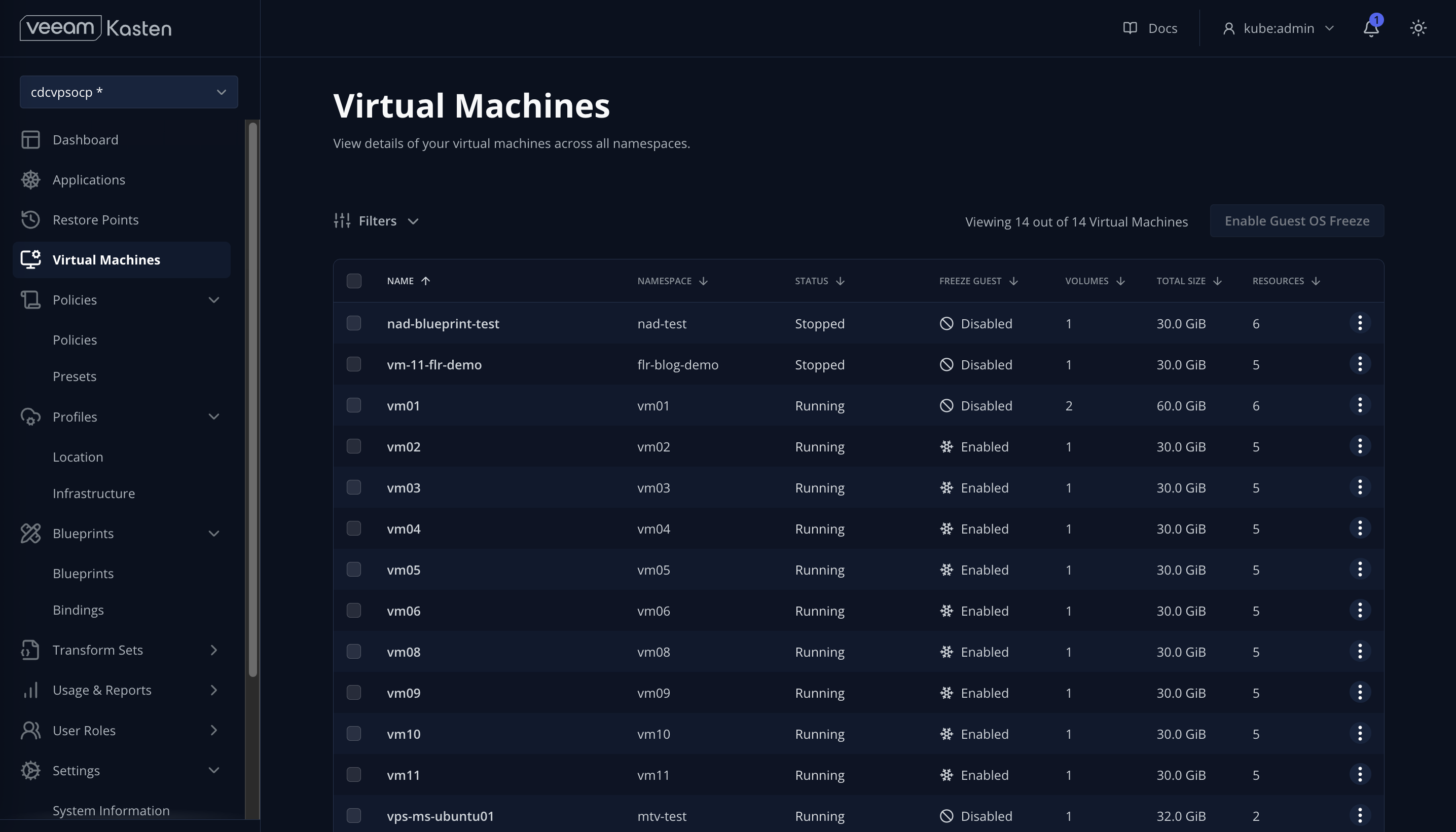 Veeam Kasten and Backup and Replication FLR Interactive Demo