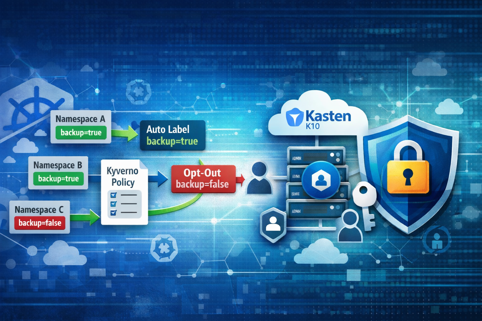 Implementing a Secure Opt-Out Backup Strategy with Kasten and Kyverno
